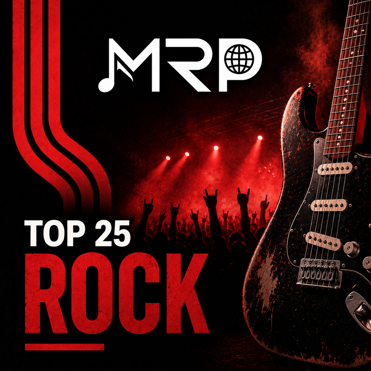 MRP Top 25 Rock Songs playlist for music supervisors